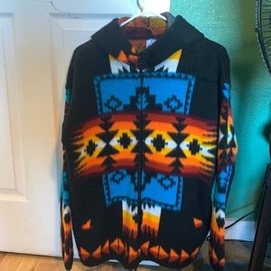 Native print jacket